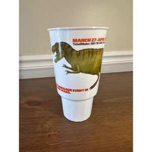 Dino Fest Philadelphia Civic Center McDonalds Coca Cola Large Plastic Cup